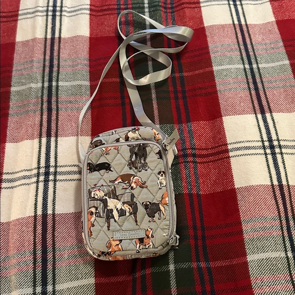 Vera Bradley DOG SHOW Mini Hipster Quilted Crossbody Bag